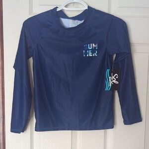 Sol Swim Kids Navy Rashguard